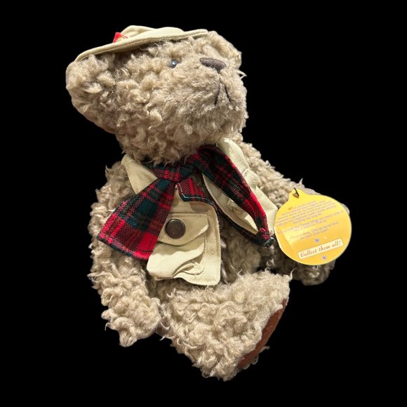 Vintage Pickford Bear Tanner Brass Button Bears Collection Plush Stuffed Animal - Picture 3 of 6